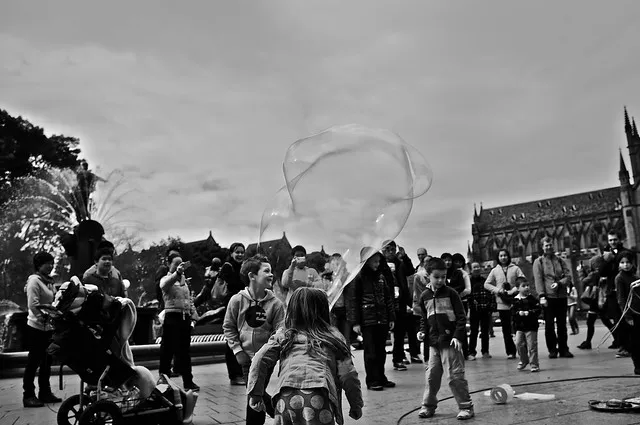 soap bubble man 2