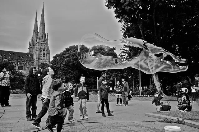 soap bubble man 4