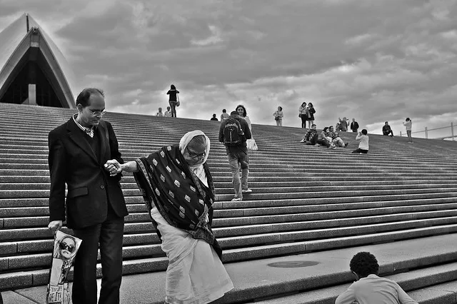 Ladies in both hands