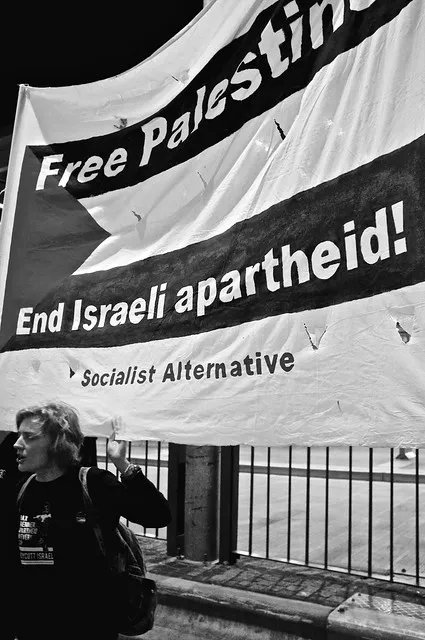 Anti-Israel Rally at Max Brenner 44