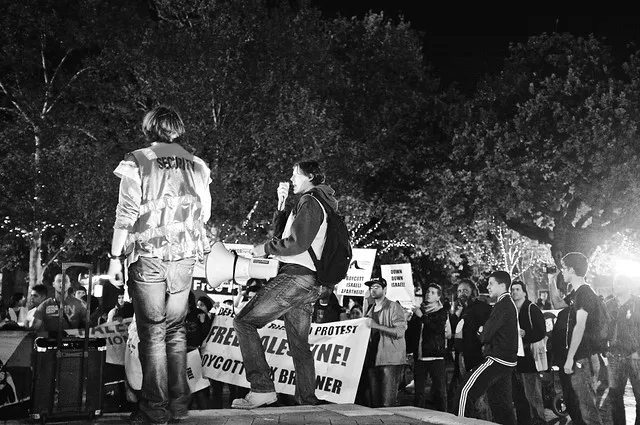 Anti-Israel Rally at Max Brenner 51