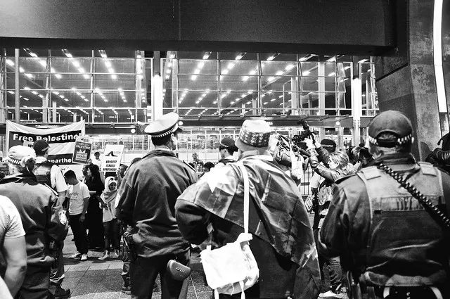 Anti-Israel Rally at Max Brenner 27