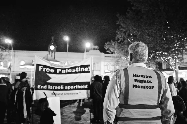 Anti-Israel Rally at Max Brenner 21