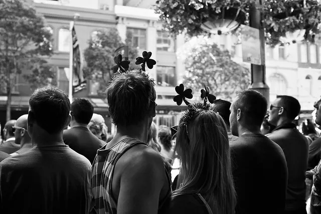 St. Patrick's Day BW 3